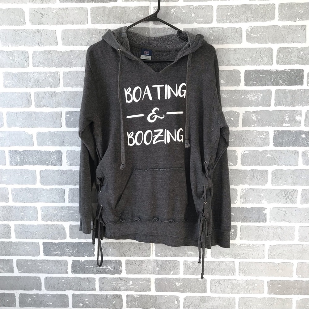 Boating & Boozing Hoodie -M